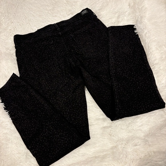 Signature by Levi Strauss & Co. Women's Modern Skinny black gray print size 12 - Picture 7 of 9